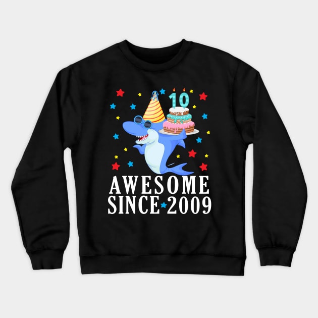 happy birthday awesome since Crewneck Sweatshirt by Khang_Vu